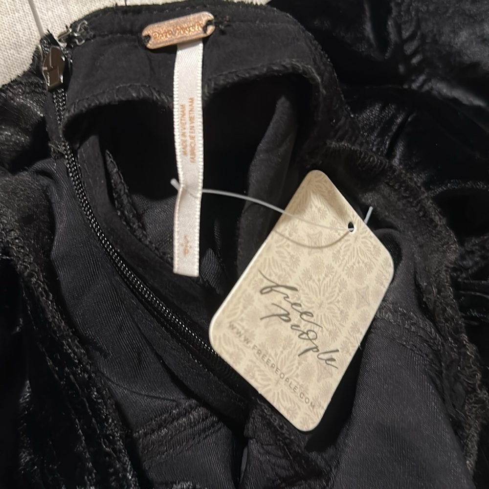 NEW Free People Velvet Romper - Picture 5 of 5